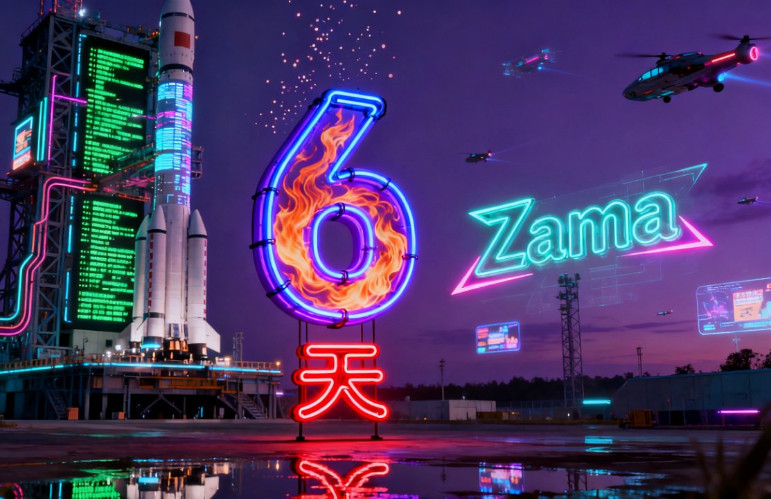 DigitLens's tweet image. Good morning! Have a great week!

#ZamaCreatorProgram S4 - Only 6 days left! The countdown is getting intense, and the community is incredibly excited! A major announcement or TGE is coming soon—are you ready? Zama&apos;s confidential computing is about to explode!