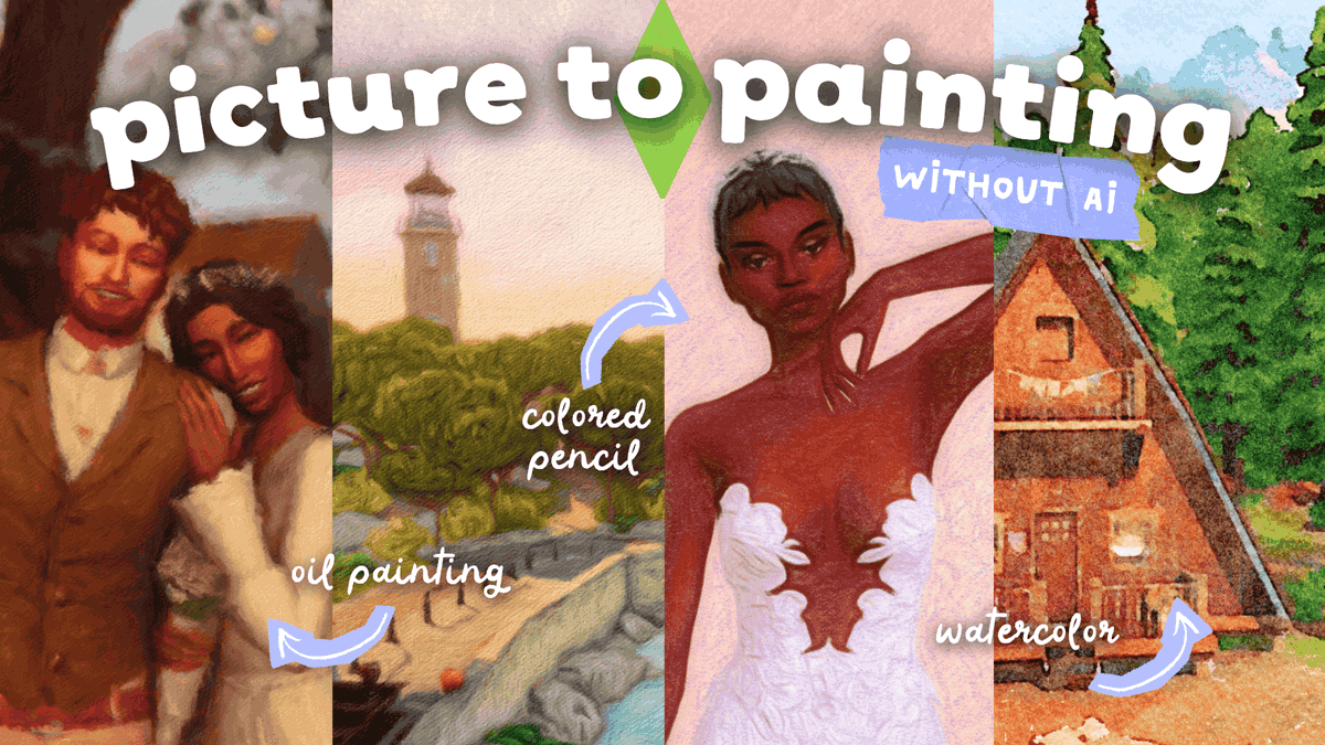 yellowllamaco's tweet image. Turn your Sims screenshots into art with just one click (without AI)! 🔥 #TheSims4

👉🏾youtu.be/fXkWer7TKHU