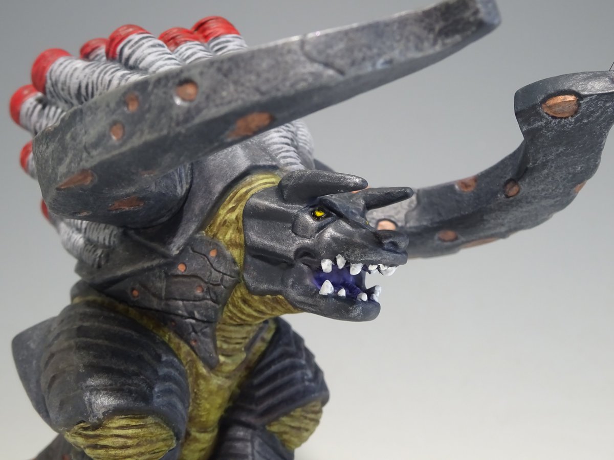 ウルトラ怪獣シリーズ バグリゴンをリペイントしました。今回は一旦