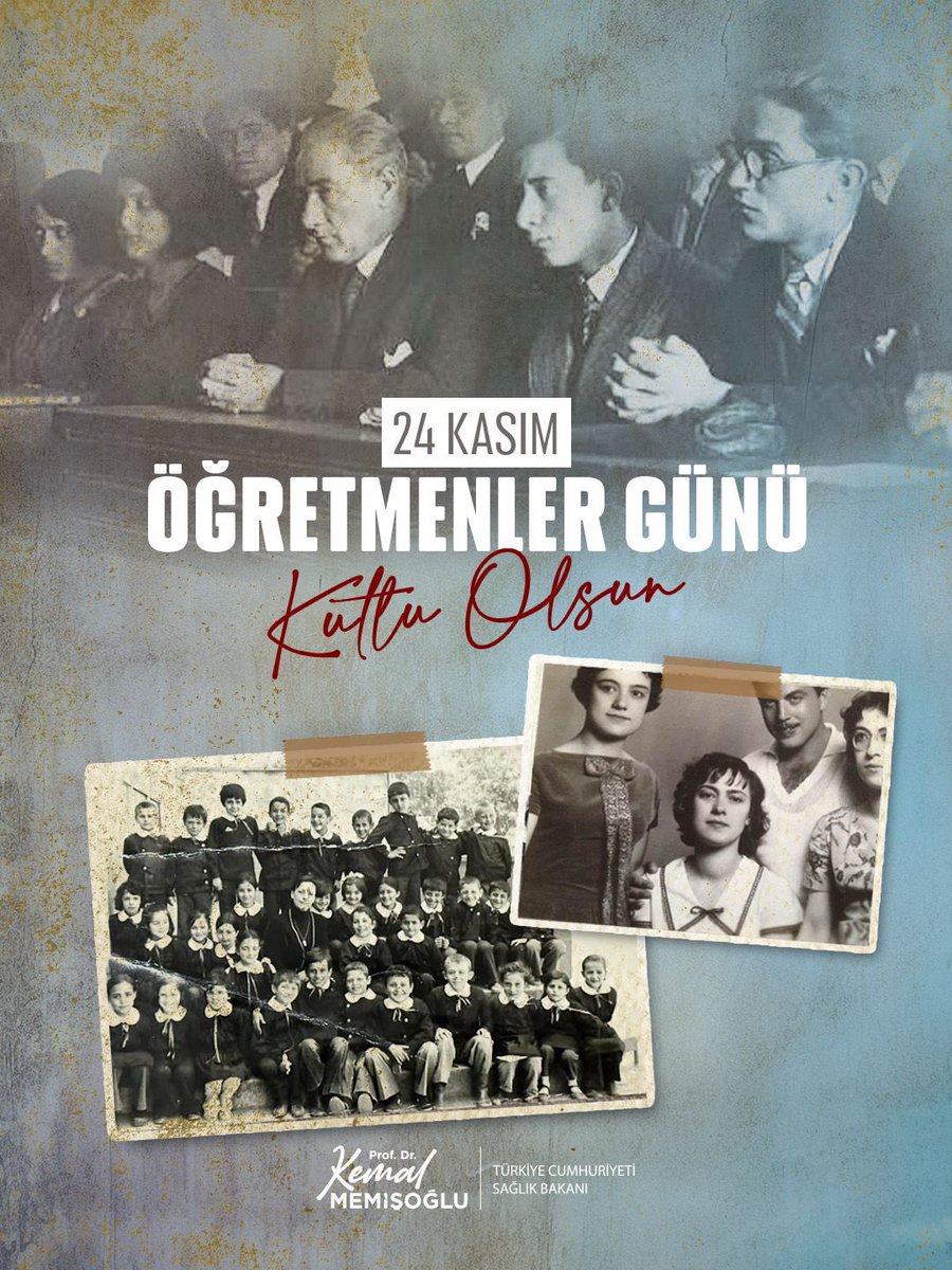 Öğretmenlik mesleğini icra eden rahmetli annemden ne çok şey öğrendim... Öğretmenliğin gönül kazanma, bilgi paylaşma mesleği olduğunu da, öğretmenlerin merhametin ve sabrın timsali olduğunu da ondan öğrendim. 

Gazi Mustafa Kemal Atatürk'e Başöğretmenlik ünvanının verildiği bu