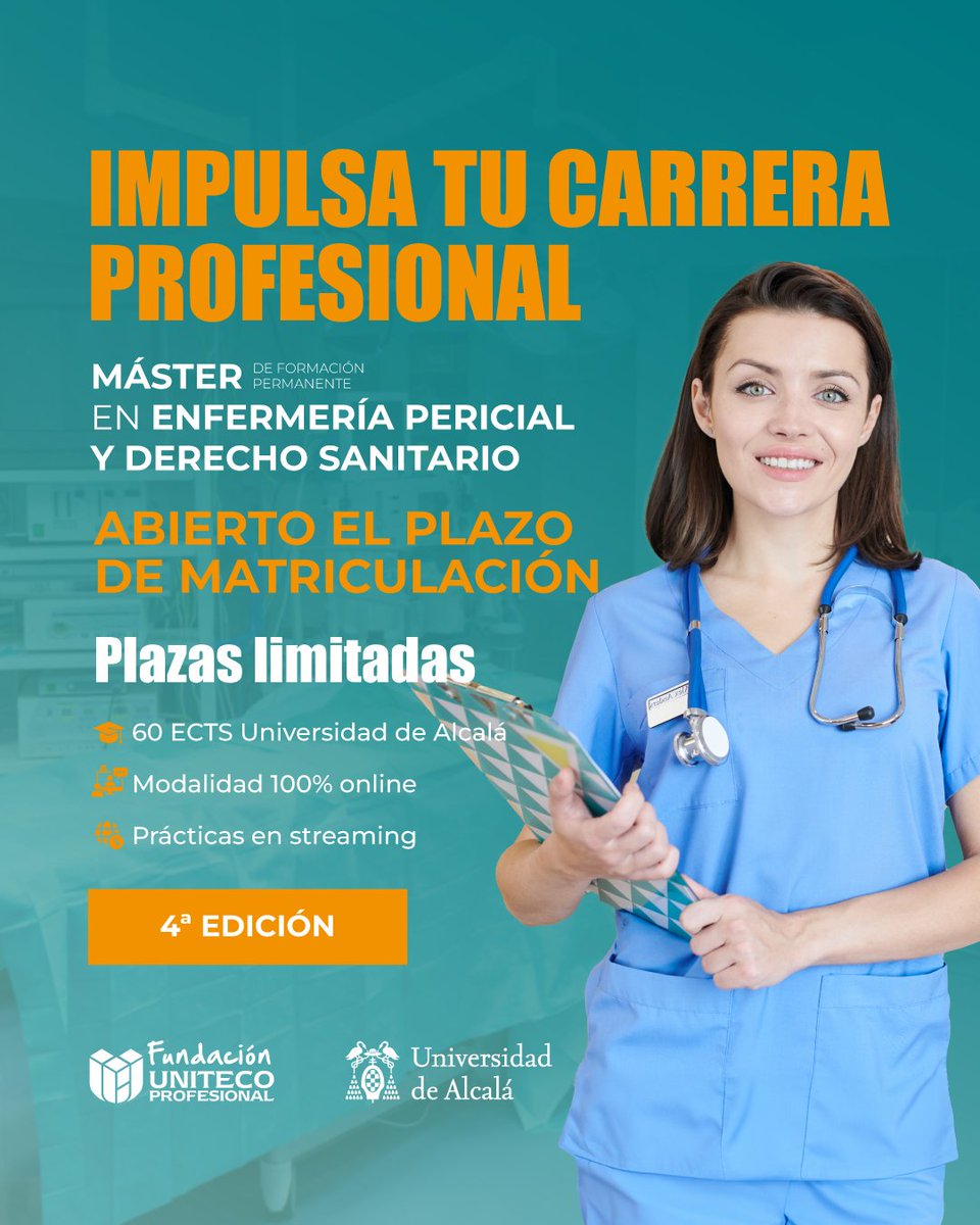 ¿Eres profesional de Enfermería y buscas nuevas oportunidades?

Fórmate como Perito de Enfermería, suma puntos para tu carrera y accede a una profesión en auge.
Estudia desde donde quieras.

Obtén 60 créditos ECTS convalidables.
¡Inscríbete ahora y potencia tu futuro!