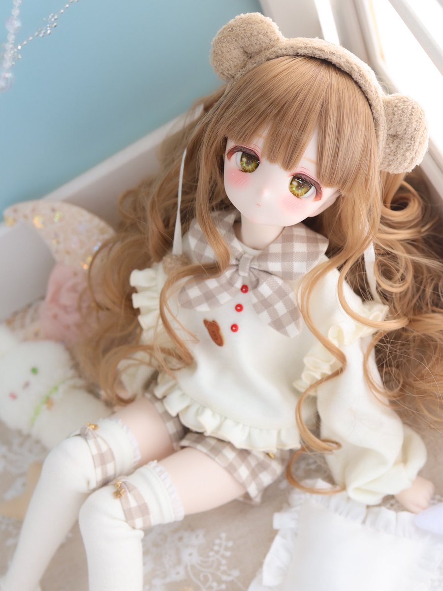 DOLLmememe's tweet image. ほんのり眠たげ？
ぽやぽや27番さん🧸

12月のアイドール東京でお家探し予定です⛄️