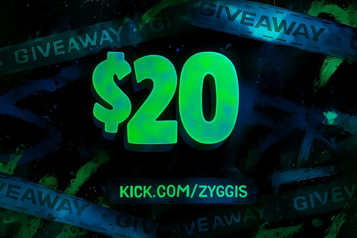 Tomas1120_'s tweet image. 💰 $20 GIVEAWAY 💰

✅ Follow me &amp;amp; @stankianos 
✅ Retweet
✅ Follow kick.com/zyggis (show proof)

⏰ Giveaway ends in 72 hours!