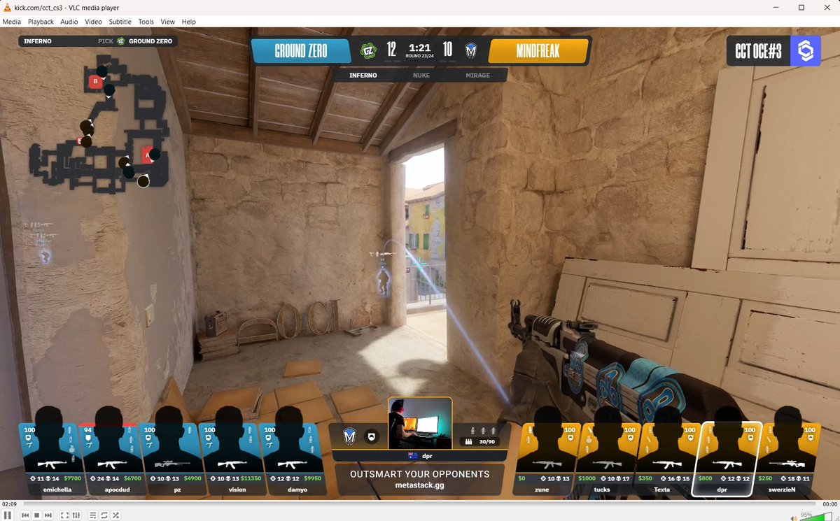 messioso's tweet image. See a lot of discourse about people not wanting to watch a tournament on certain platforms. You&apos;ve all been watching streams the wrong way!!!!

Watch via VLC (or your preferred media player) instead! Reduce resources used by sluggish browsers and avoid chat all in one!…