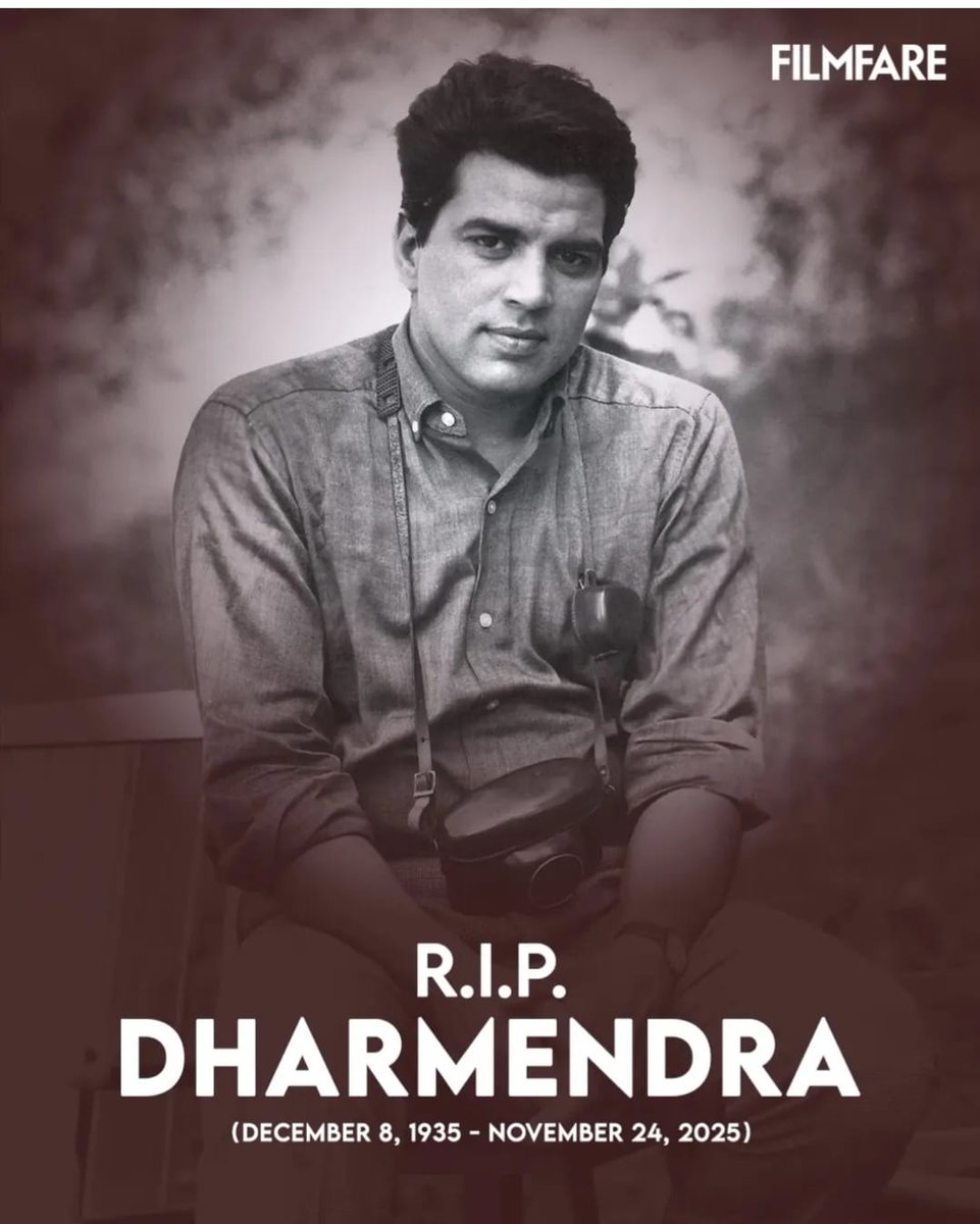Arzookazmi30's tweet image. #Dharmendra #RIP 
May his soul rest in peace 🙏 
Today is very sad day for all his fans 😢 😞