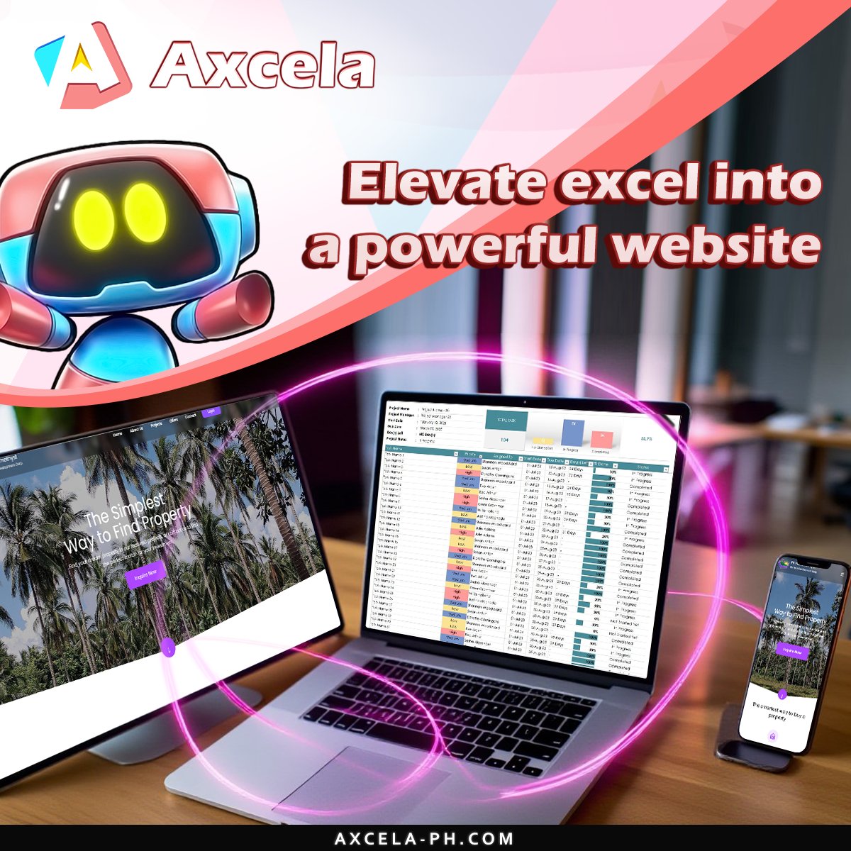 Axcelaph's tweet image. Running a real estate business doesn’t have to be stressful. 💻
Axcela’s Real Estate System helps you organize listings, monitor performance, and generate reports all with just a few clicks.
 
DM us✨

#RealEstateSystem #RealEstateSoftware #WebDev #WebDesign #AxcelaPH