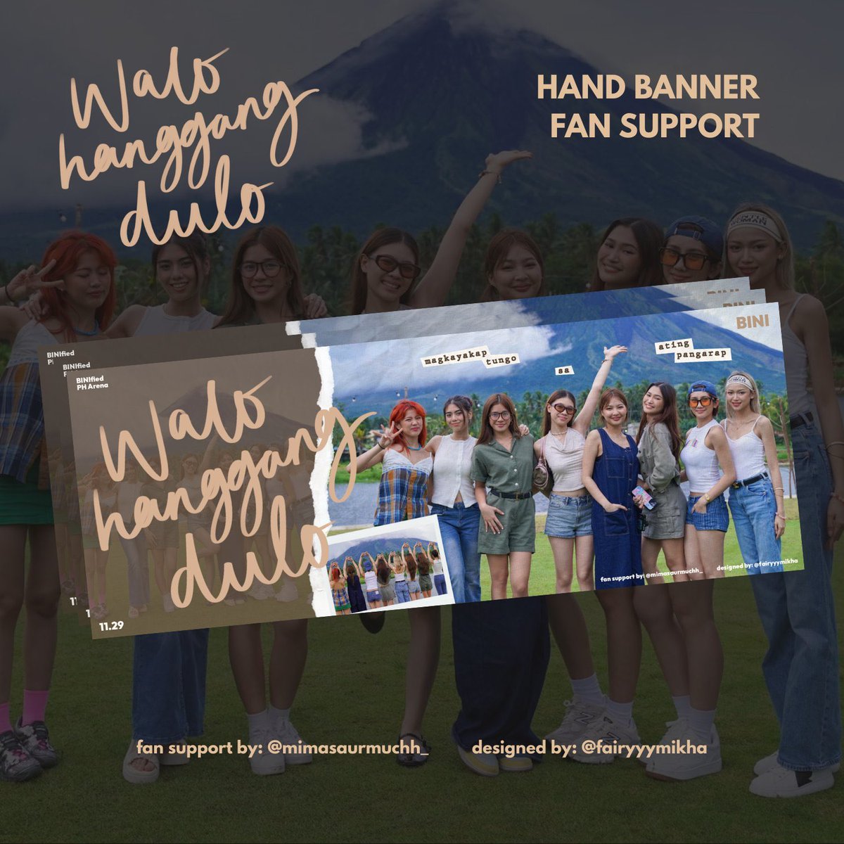 mimasaurmuchh_'s tweet image. BINIFIED FAN SUPPORT (2) 🌸

📍PH Arena (loc tba)
📆 November 29, 2025

fs by: @mimasaurmuchh_ 
designed by: @fairyyymikha 

- strictly 1:1
- like &amp;amp; rt (show proof)
- on the spot trades only
- OPEN FOR DONATIONS!!

#BINIFIED #BINI #BINIfiedPHArena