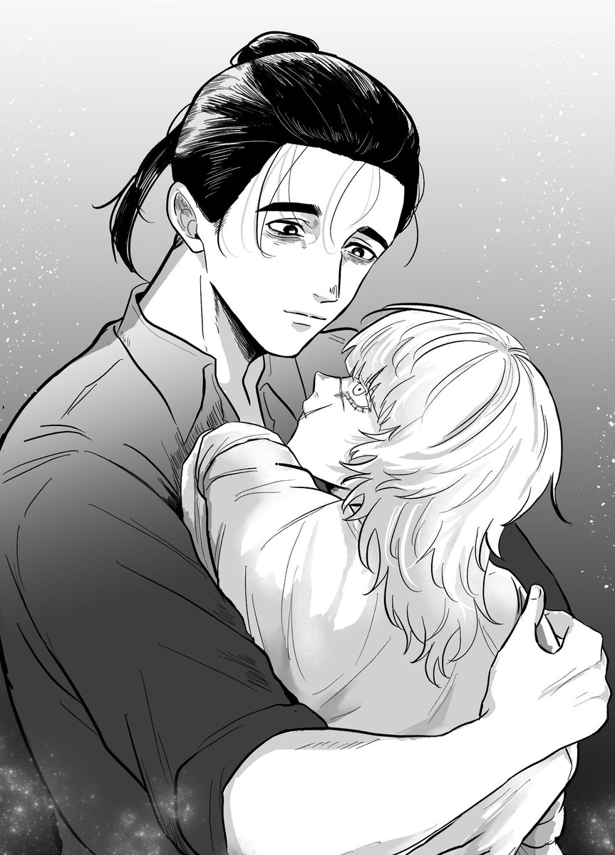 identrb's tweet image. 1月サクカ用の絵かけた。ガタケの本の完全版出します。がんばる