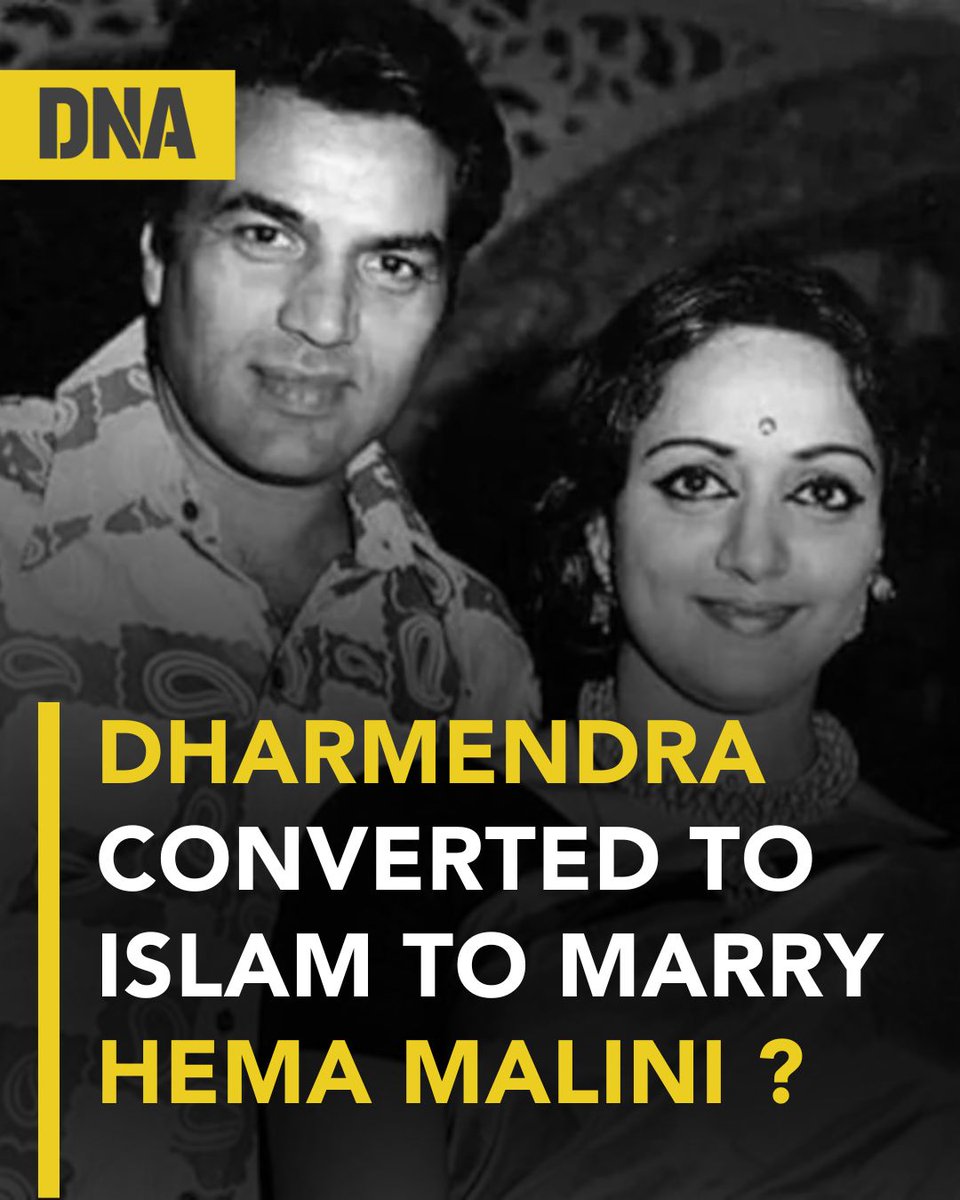When Dharmendra tied the knot with Hema Malini in 1980, he was already  married to his first wife Prakash Kaur. Rumours circulated that the Sholay  stars had converted to Islam and married, image size:960x1200