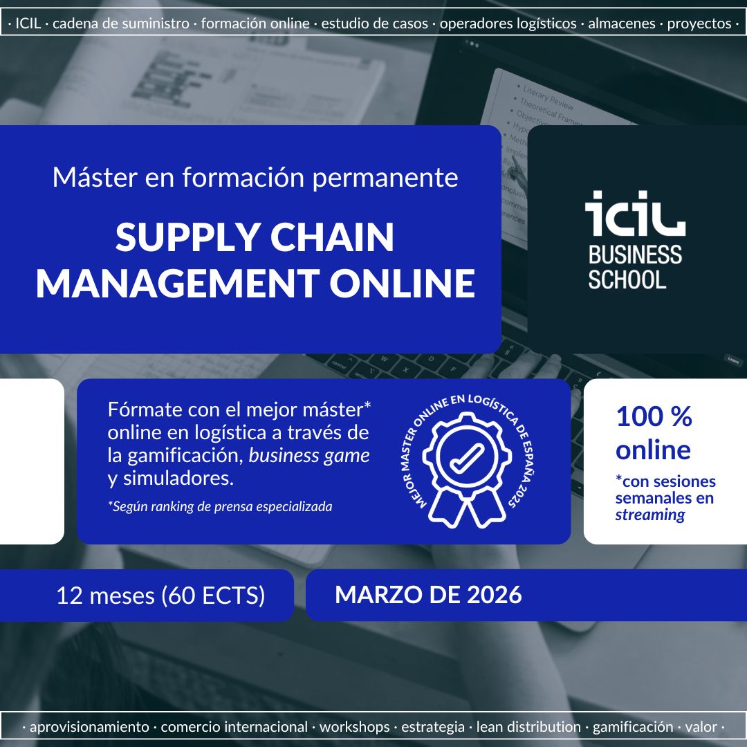 icil_logistics's tweet image. 🚀 ¡Da el salto a la logística digital con el Máster en Supply Chain Management Online de ICIL! Una formación pensada para transformar tu carrera de forma flexible.

📅 Inicio: marzo de 2026

MÁS INFORMACIÓN ➡️  zurl.co/GIJKy 

#SupplyChain #Logística #FormaciónICIL