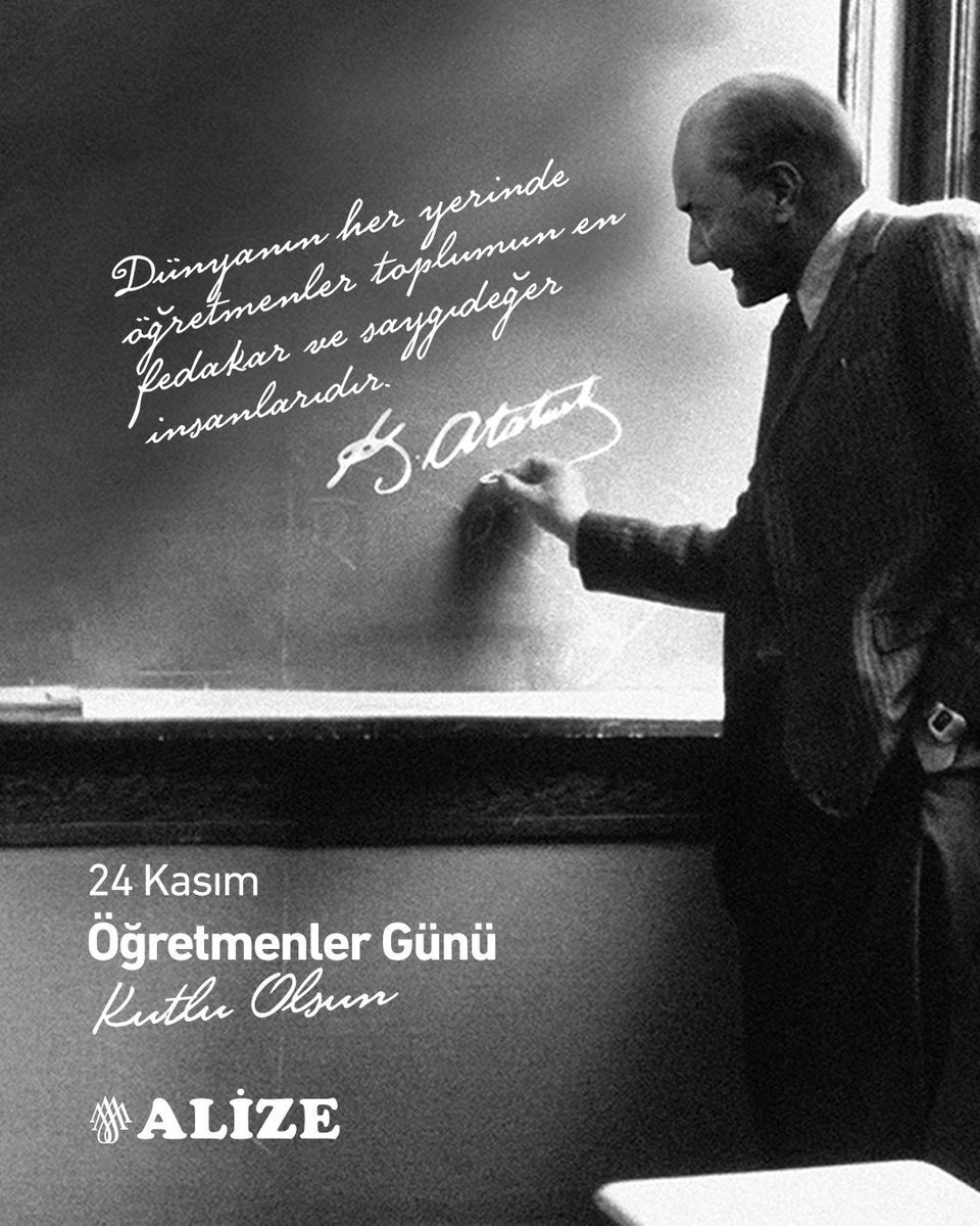 "Bir harf öğretene bir ömür boyu minnetle…"

Emekleriyle geleceğimizi şekillendiren, sabırla, sevgiyle ve ilhamla tüm hayatımıza dokunan öğretmenlerimizin 24 Kasım Öğretmenler Günü kutlu olsun.

#öğretmenlergünü #24kasım #alizebodrum