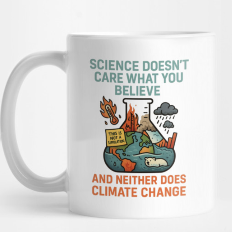 BoMariko's tweet photo. Science doesn't care what you believe #ClimateAction #ClimateScience #tshirt #sciencenews 
https://t.co/3wwCNdH5Si https://t.co/p6AAO97IE3