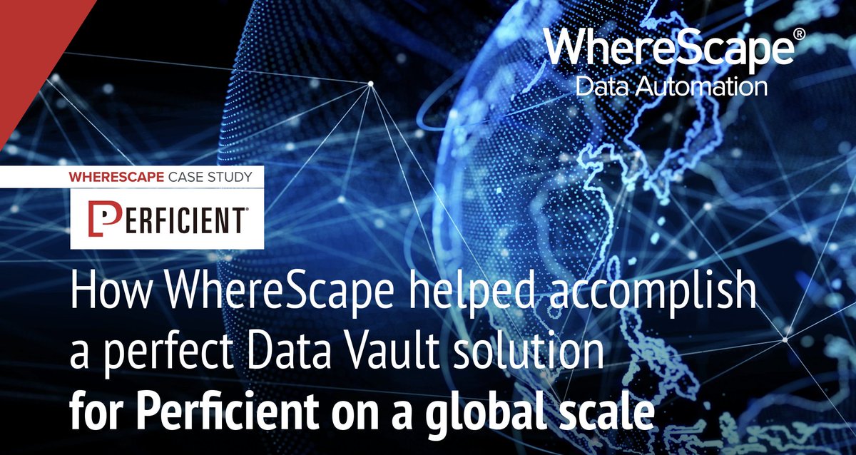 wherescape's tweet image. 🚀 Building a global Data Vault with automation using WhereScape 3D &amp;amp; RED, achieving seamless integration, faster delivery, and full control. 👉 Read more: ow.ly/Xo0B50XpZG2 #DataVault #DV2 #DataAutomation #DataEngineering #MetadataDriven #DataWarehouse