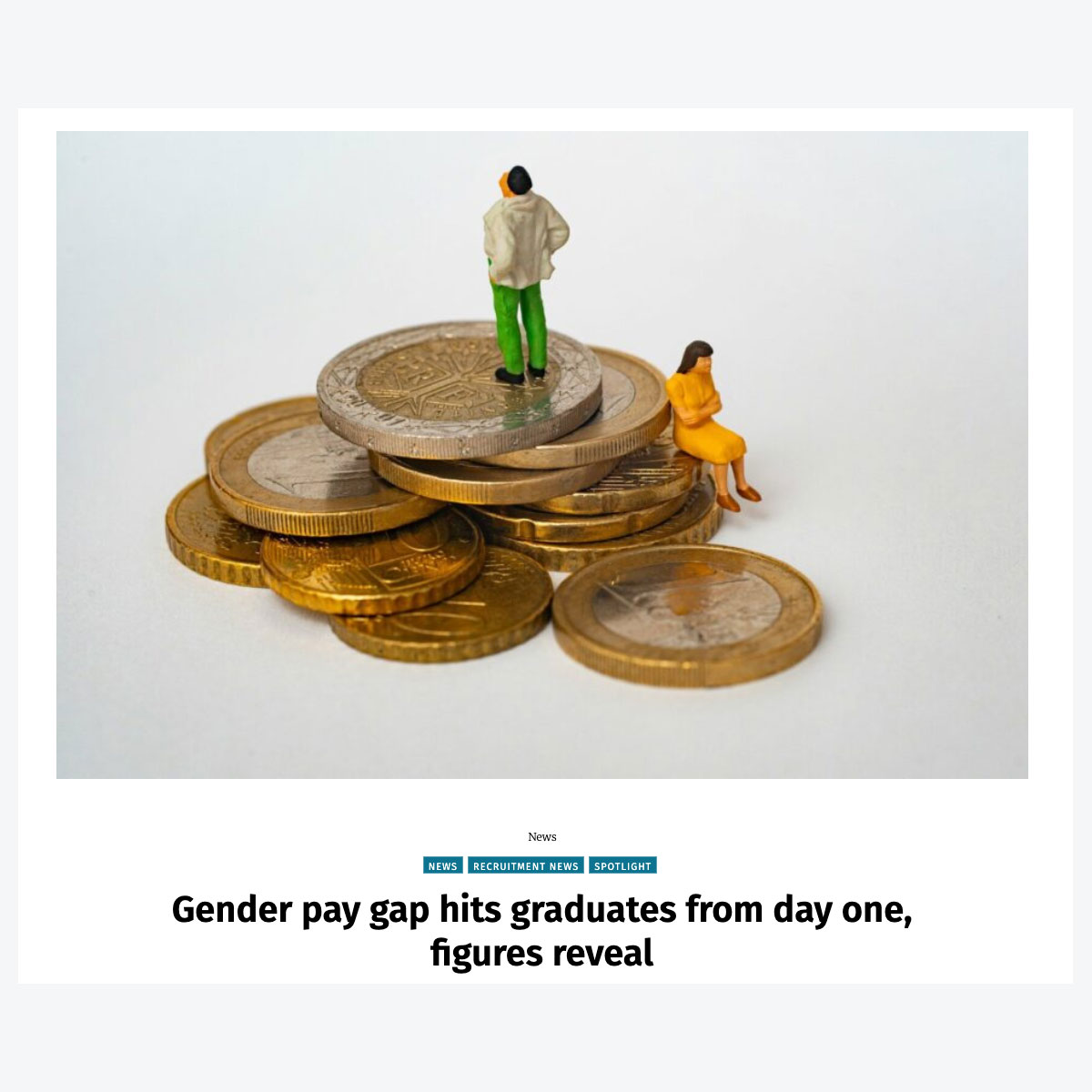 RecruitSoSimple's tweet image. Gender pay gap hits graduates from day one, figures reveal - rss.cm/f03ds0