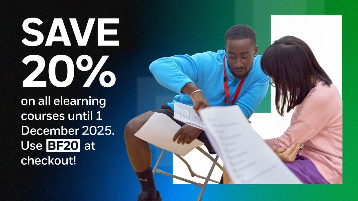 NSPCCLearning's tweet image. 🚨 Our Black Friday sale has started! 🚨

Save 20% on all our elearning courses when you code BF20 at the checkout! 

Build your safeguarding skills for less on a range of topics!

Buy now: buff.ly/bKuu9fW

#SafeguardingTraining #ProfessionalDevelopment