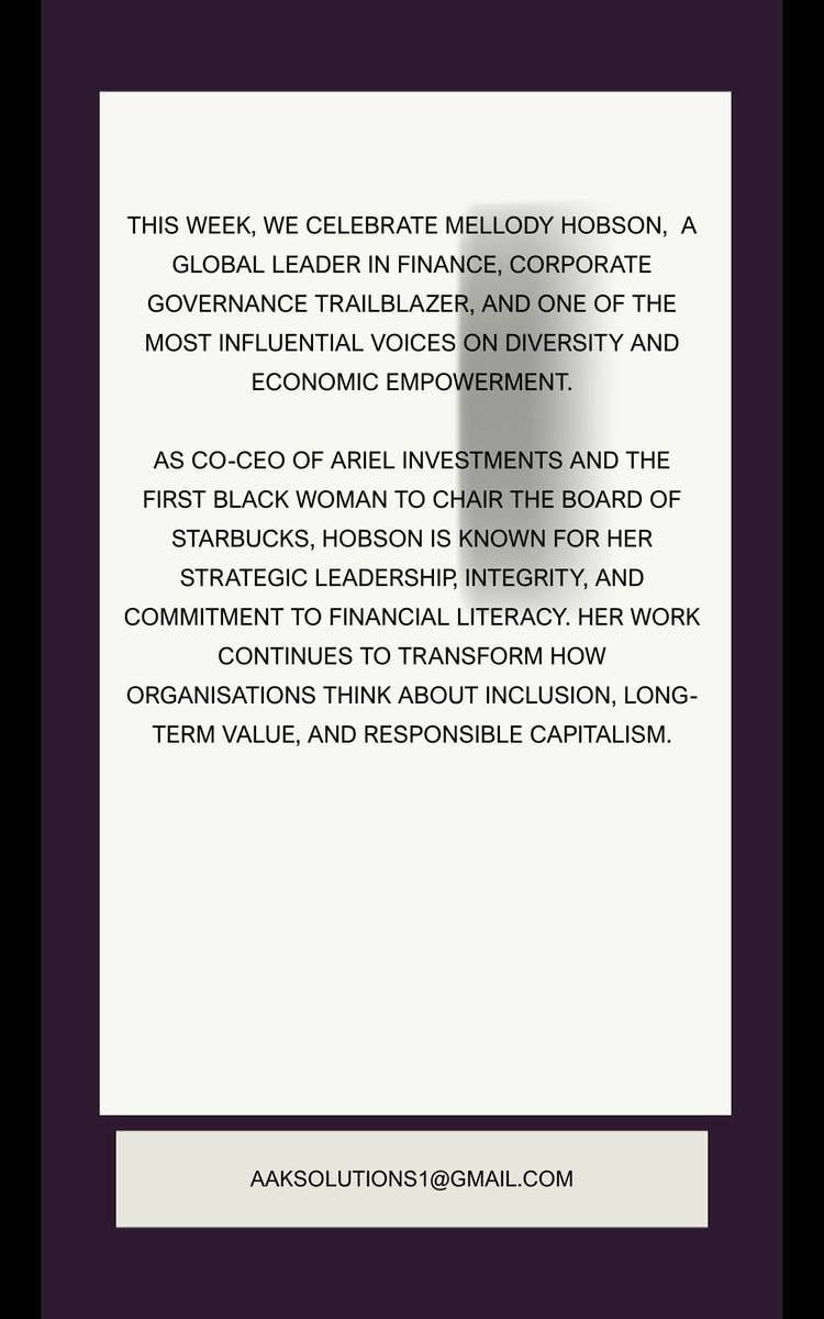 solutionsAAK's tweet photo. Woman of the Week! https://t.co/1dOTpqJqgY
