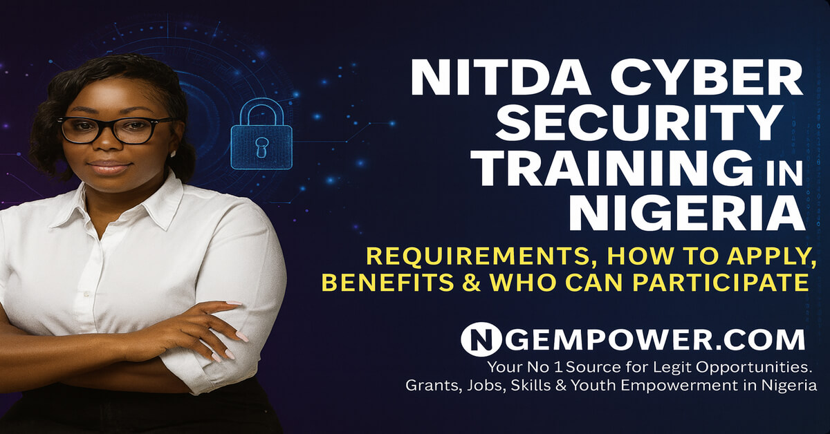 NgEmpower's tweet image. Do you want to learn cybersecurity &amp;amp; start earning in tech?

NITDA is offering a fully free online training program.
Limited slots! 

Apply now 👇
👉 ngempower.com/nitda-cybersec…

#CyberSecurity #Techskill #technology