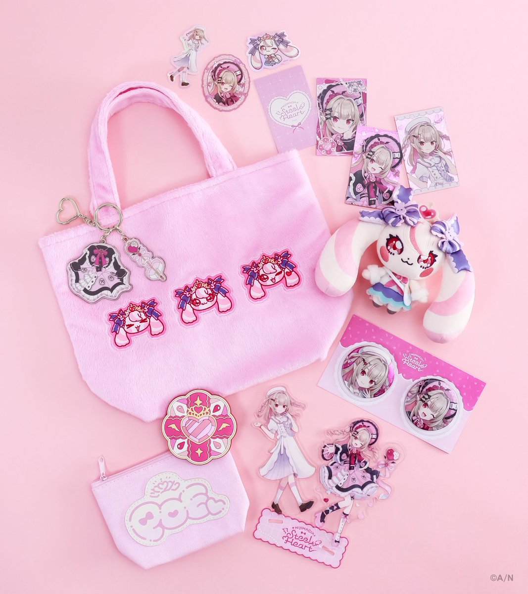 【#NIJIMAGIA ~Steel Heart~ グッズ販売中！】

 #魔界ノりりむ の魔法をテーマにしたグッズラインナップはこちら🪄

▼販売ページはこちら
shop.nijisanji.jp/TAG_842

#にじストア