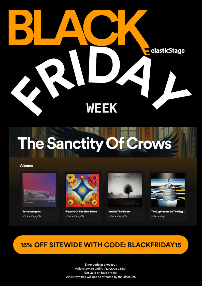 💲 15% OFF during Black Friday week (use "BLACKFRIDAY15" on checkout).

So, who's gonna give me my 5th sale of an audio-tangible goodie? 🤔

elasticstage.com/thesanctityofc…

PS: Let me know it was you ... I always love to know what home these go to! 😎