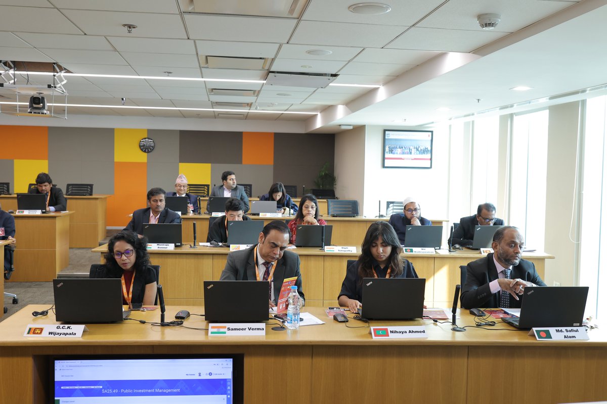 Officials from SARTTAC member countries attended a Public Investment Management course in New Delhi covering medium-term fiscal planning, project appraisal and selection (including climate considerations), PPPs, maintenance funding, and PIM monitoring and oversight.