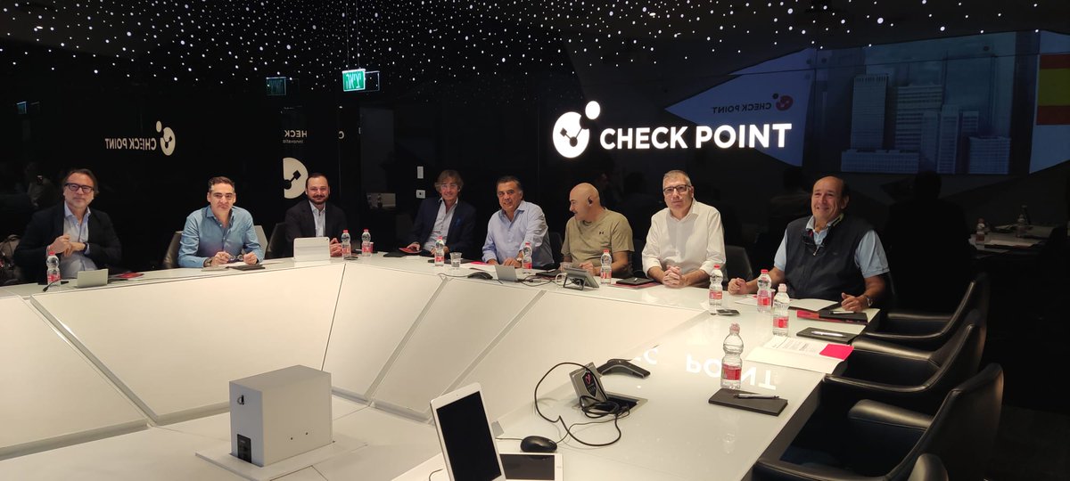 Conpymesorg's tweet image. Empezamos la jornada de hoy en esta misión comercial a Israel reuniéndonos con @CheckPointSW, empresa de #ciberseguridad líder a nivel mundial. Muy necesario para las #pymes que, en España, son el principal objetivo de los ciberdelincuentes.