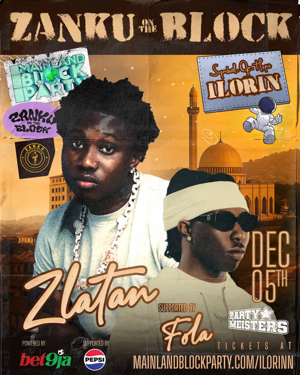 MNLNDBlockParty's tweet image. Ilorin, things just ✨GOT BETTER✨