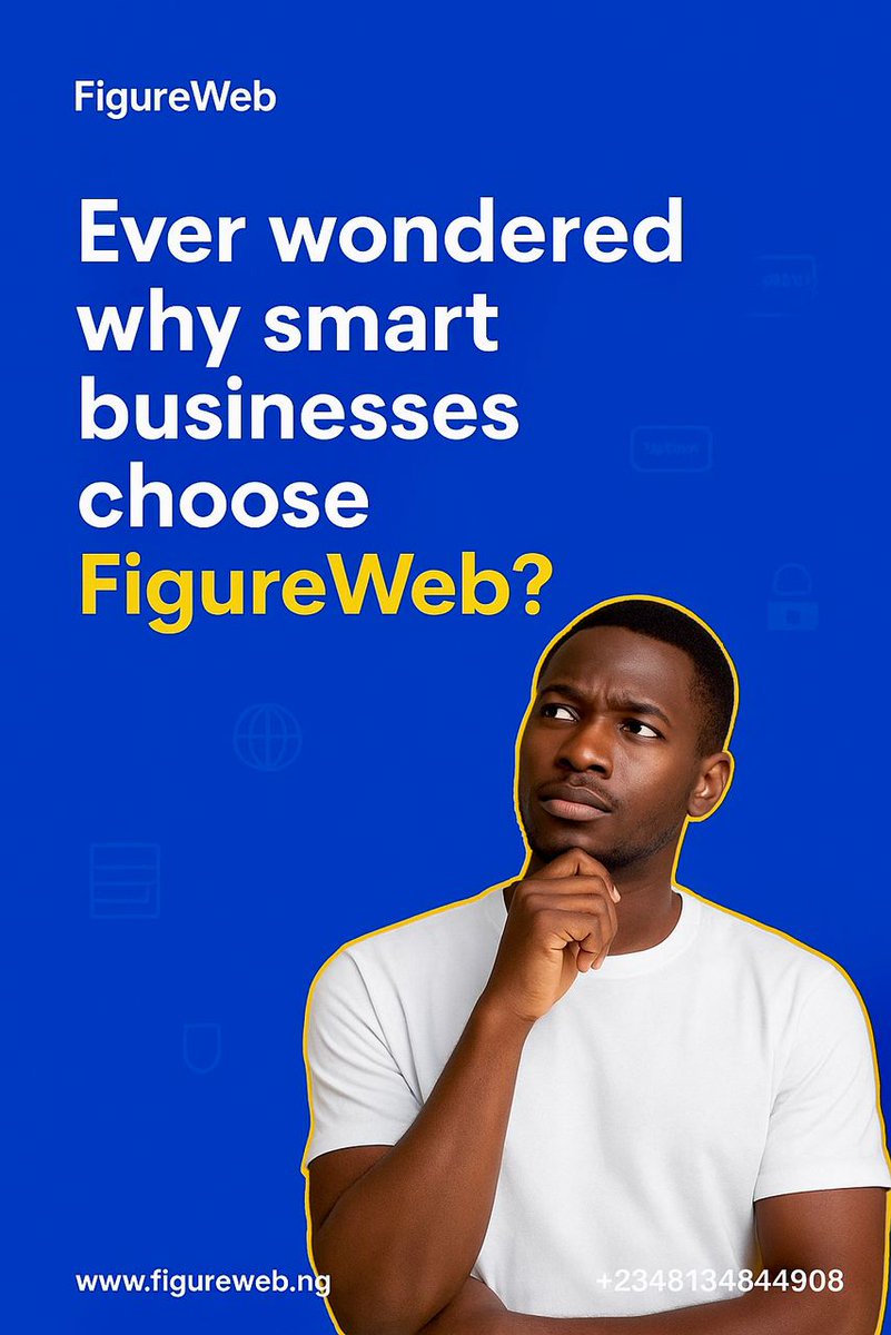 figurewebng's tweet image. Don’t lose customers to competitors.

Get fast hosting, premium domains &amp;amp; a strong online presence with FigureWeb.

#WebHostingNigeria #FigureWeb