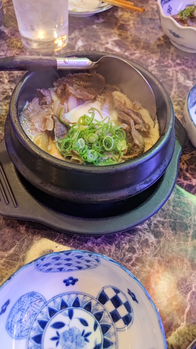 vexam_tarsan's tweet image. 猪鹿の肉豆腐とカンガルー串とワニタン串