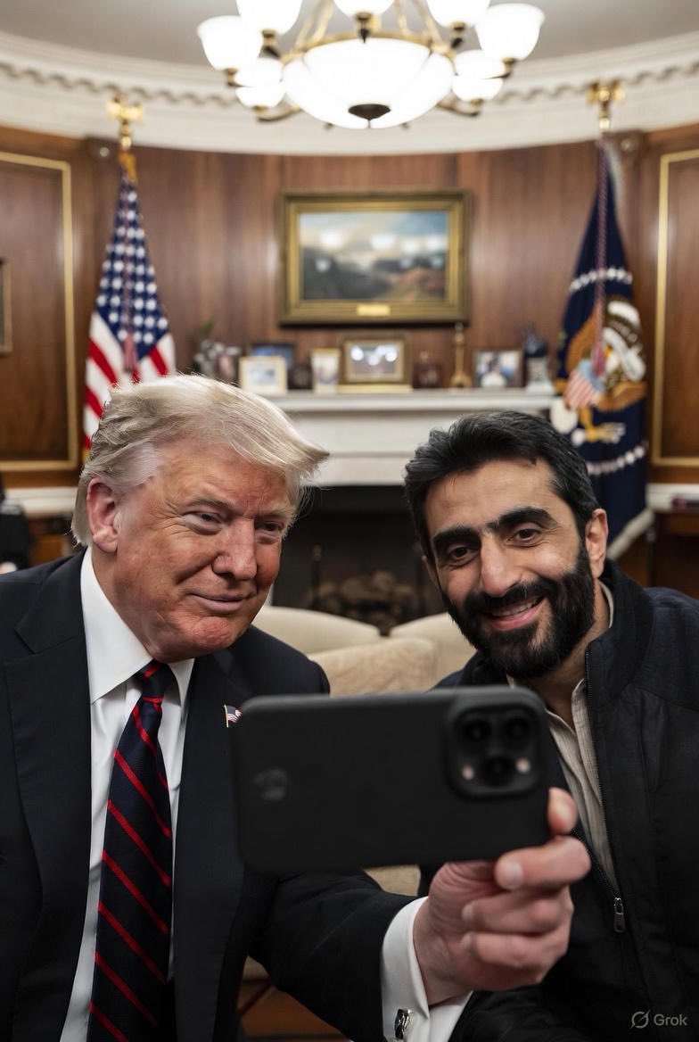 My Thanksgiving mood. <a href="/realDonaldTrump/">Donald J. Trump</a> <a href="/ZohranKMamdani/">Zohran Kwame Mamdani</a>