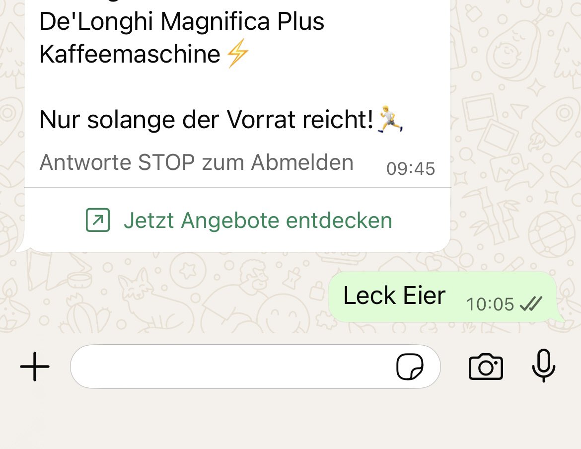 Flo_Halt's tweet photo. Eine Geschichte in vier Bildern #amazon #werbung #whatsapp https://t.co/r5CCO9Cwuv
