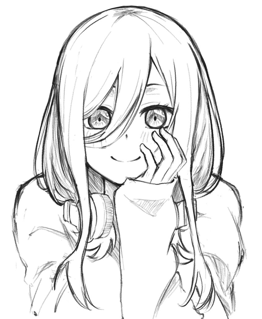 tsunkyunn's tweet photo. Sketches 

#gotoubunnohanayome quintessential quintuplets https://t.co/xSmcSxl3sa