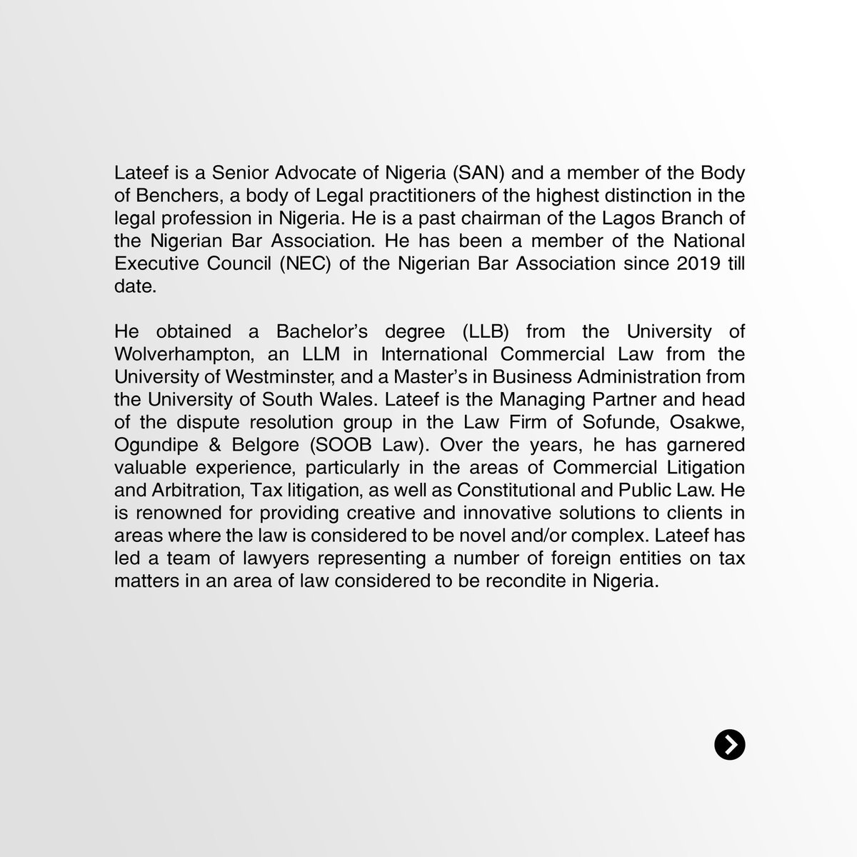 LawverseM's tweet image. Our Dignified Person Of The Week.