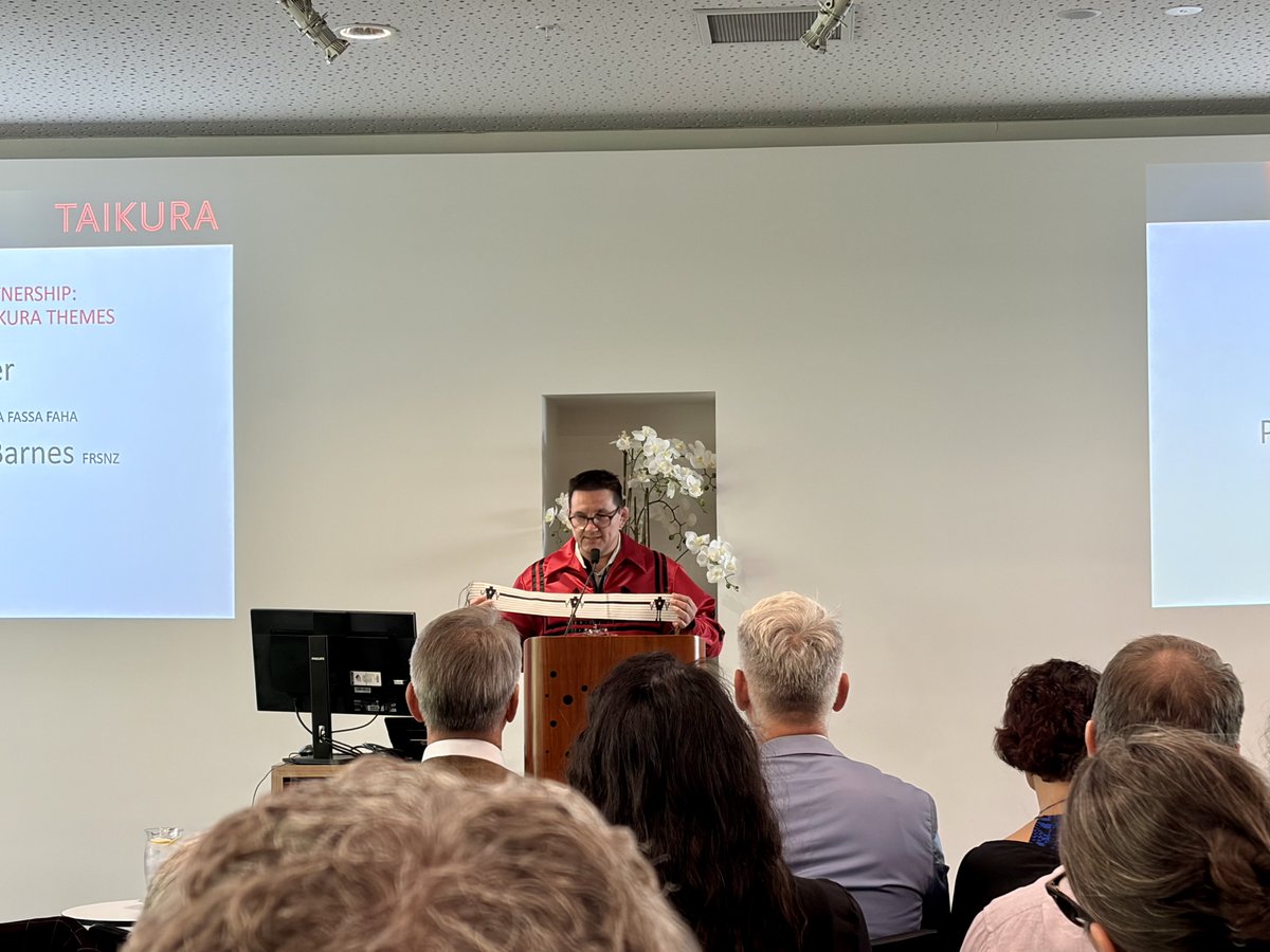 src_rsc's tweet image. Day 1 of #Taikura opened with a powerful pōwhiri, followed by an overview of the TAP programme from summit leads, including Frank Deer (RSC College), Chair of the Canadian Organizing Committee. 

Cultural activities, whanaungatanga, and a welcome reception rounded out the day.