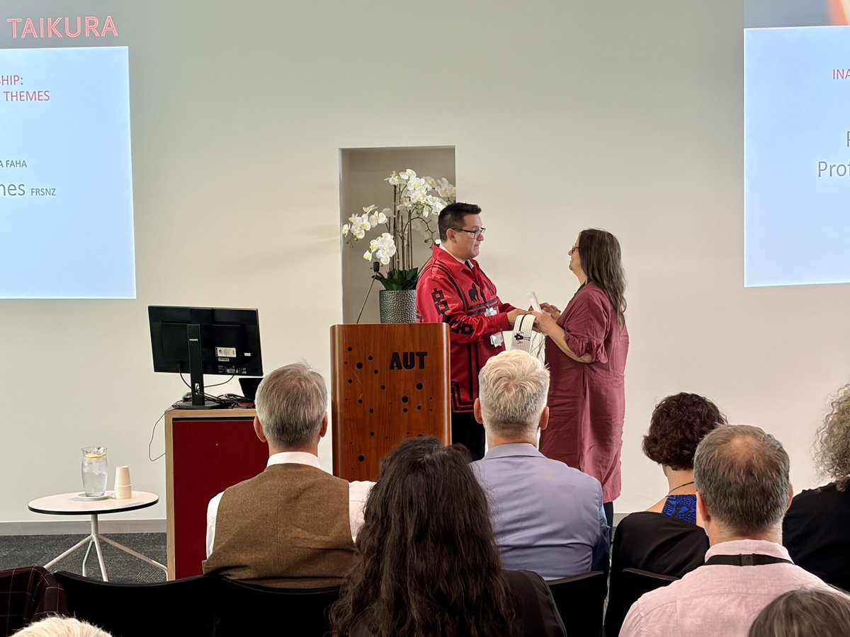 src_rsc's tweet image. Day 1 of #Taikura opened with a powerful pōwhiri, followed by an overview of the TAP programme from summit leads, including Frank Deer (RSC College), Chair of the Canadian Organizing Committee. 

Cultural activities, whanaungatanga, and a welcome reception rounded out the day.