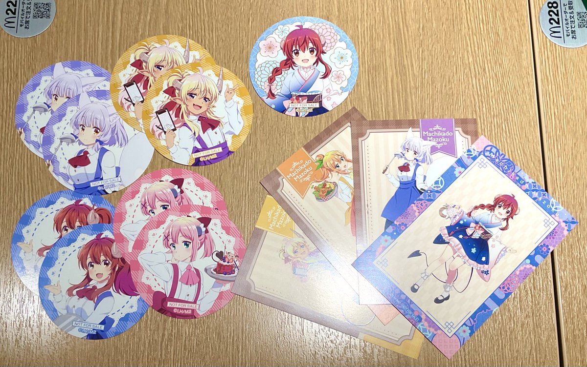 ちなみにランダムグッズはこんな感じでした
ダブ率が高い…ぐぬ