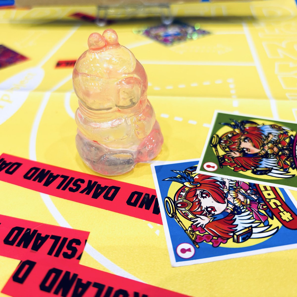 WKDKkeyproject's tweet image. 東京で可愛いシール沢山いただきました。

昨日は来ていただき、沢山手にしていただき本当にありがとうございました🙇‍♀️✨
とても楽しい1日を過ごせました🥳
また運営のシール横丁さま、いつもありがとうございます！

#さん家祭り2025
#ひと文字お名刺でいちリフィル
#ギリギリゲットしたみーちゃん