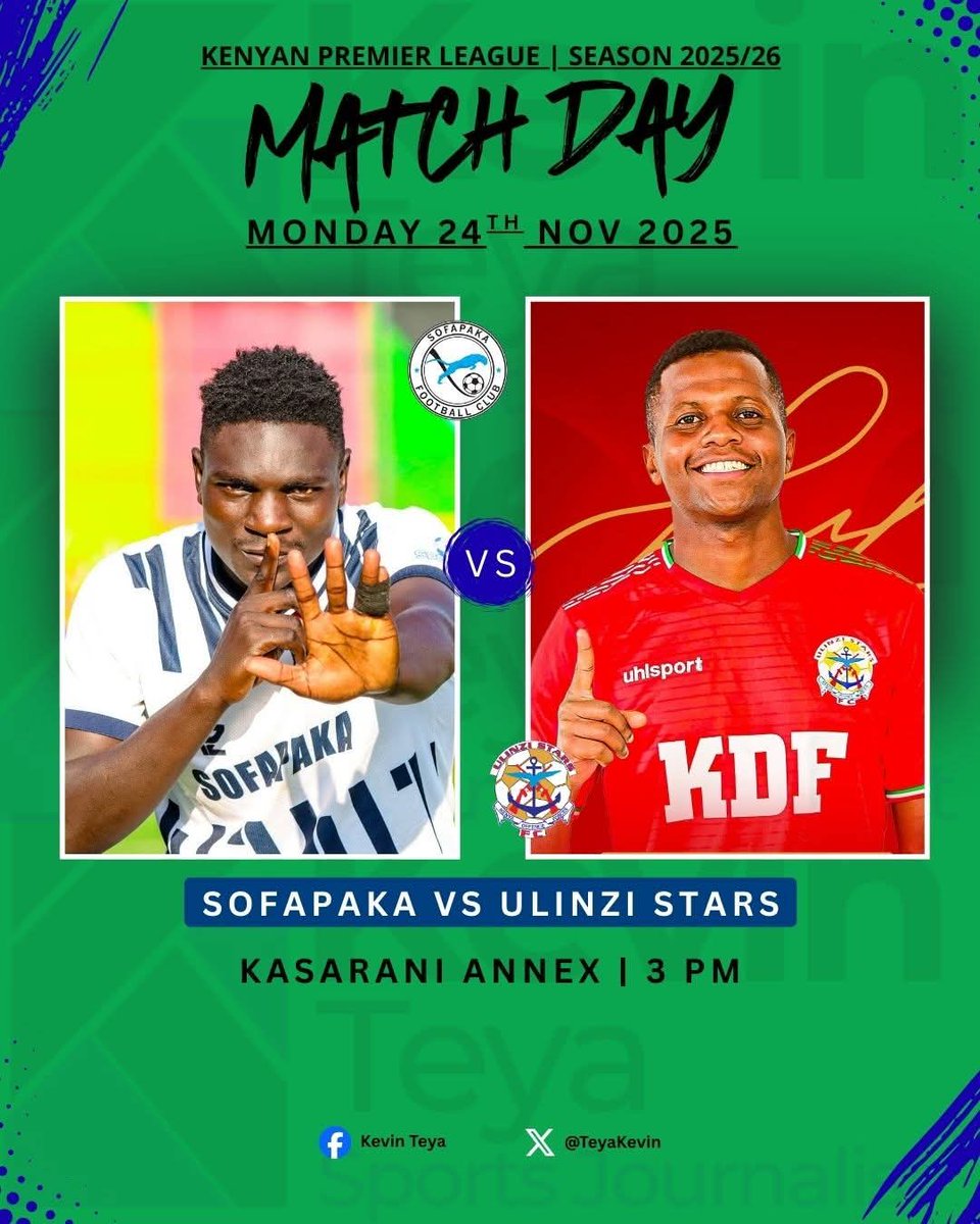 ke_score's tweet image. #SportPesaLeague Monday Fixture:

#ScoreCrunches