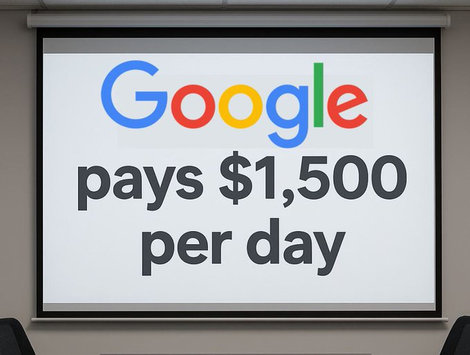 💰 Google is paying users up to $1,500/day — and it’s 100% legit!

📱 All you need: your phone, internet, and a few spare minutes a day.

📘 Comment “Google” &amp; hit follow — I’ll DM you the full guide!

🚀 Learn the exact steps people use to earn daily online.

🔥 Like &amp; Repost