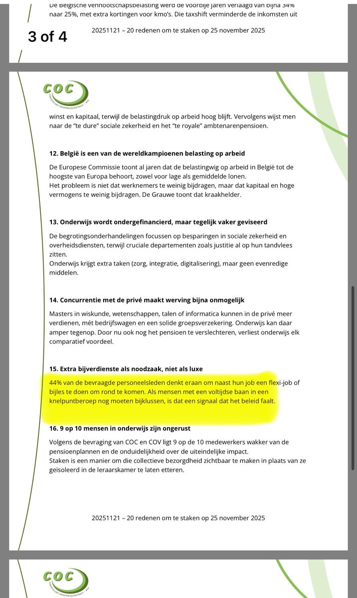 Vandervoort_M's tweet photo. Stakingsdagen leveren ook interessante statistieken op vanuit de vakbond, dit keer over flexi-jobs. Ik zeg al langer: leerkrachten hebben beduidend frequenter een bijberoep of flexi-job. Welke werkdruk? https://t.co/si9NhEyUQO