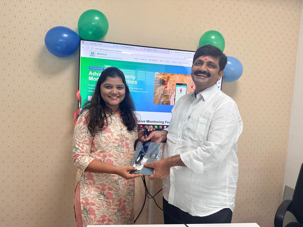 markapursrinu's tweet photo. I am delighted to launch https://t.co/GK7hNEIVoT’s new GIS-powered innovation for the Real Estate, Finance and other sectors. This is yet another remarkable achievement from our company. My heartfelt thanks to our entire team who contributed to this innovation, https://t.co/kSRO6345Rm