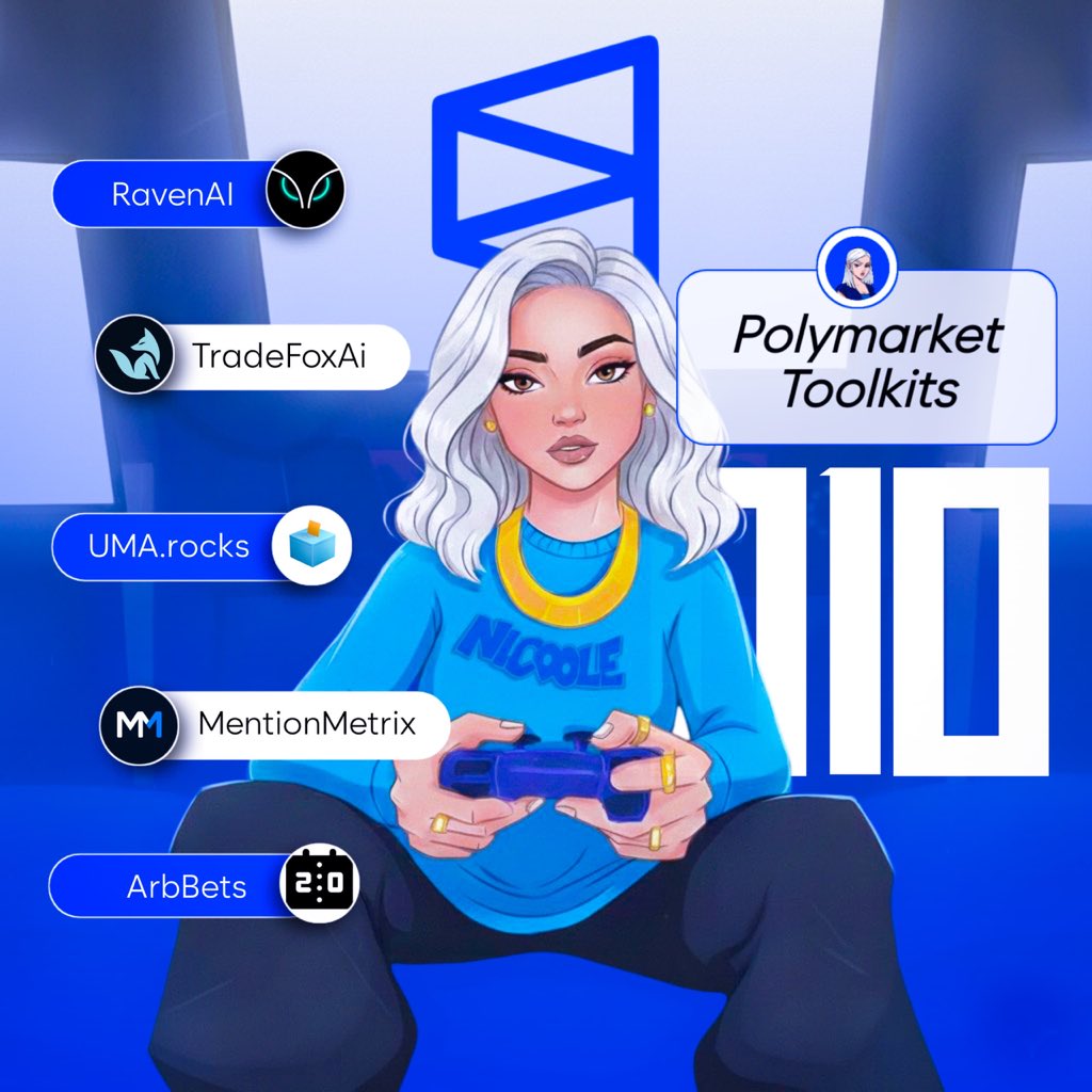 symply_nicole's tweet image. 𝐏𝐎𝐋𝐘𝐌𝐀𝐑𝐊𝐄𝐓 𝐓𝐎𝐎𝐋𝐊𝐈𝐓 𝐃𝐚𝐲 10

I explored every project with the @PolymarketBuild Badge, and I discovered so many interesting and unique projects currently building on @Polymarket 💙

Most of these apps make trading, tracking, and analyzing markets easier than…
