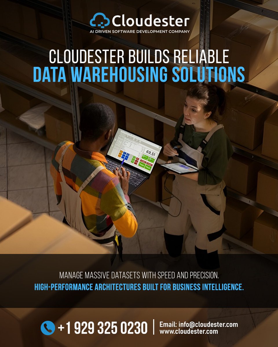 cloudester's tweet image. Massive data growth will not wait. Build a data warehouse that scales with you. 

@Cloudester makes it simple.

cloudester.com
info@cloudester.com
+1 929 325 0230

#dataengineering #analytics #dataops