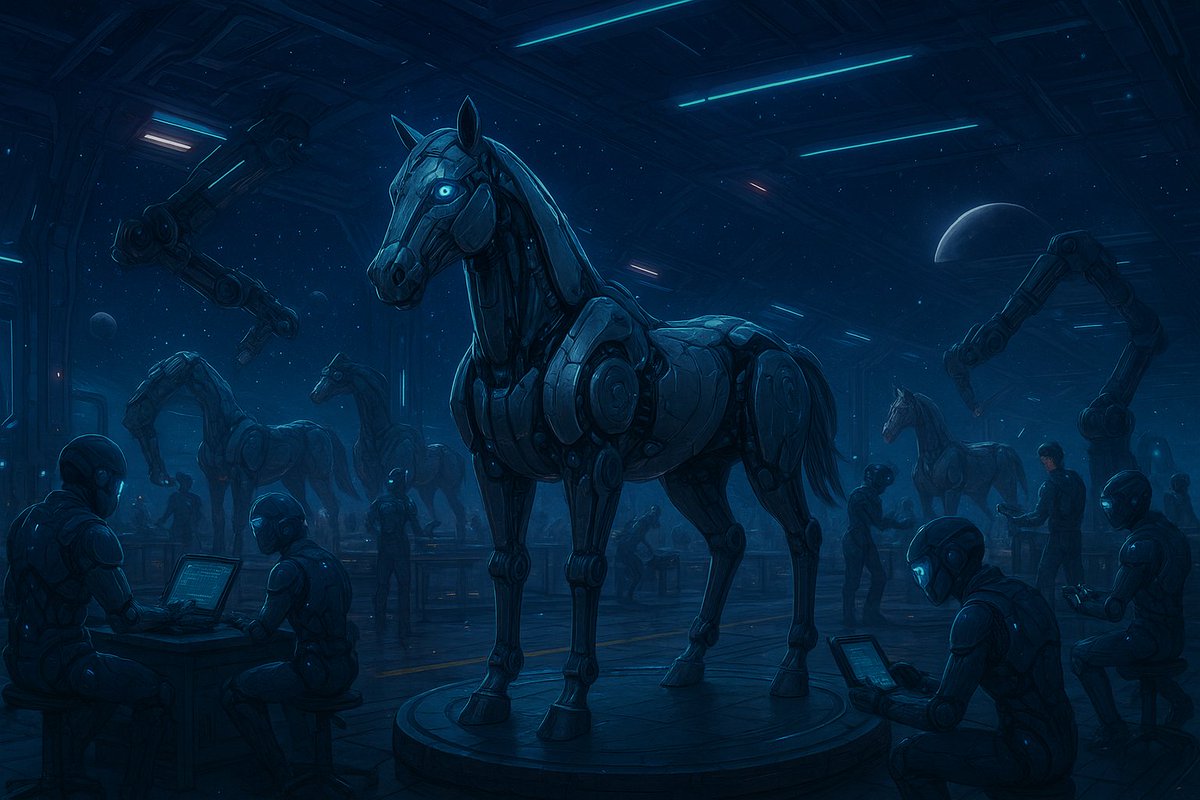 FastestMeta's tweet image. To build a complete mech horse, engineers work through hundreds of components and control algorithms. A complex journey—yet incredibly inspiring! 🔧🤖💡
#MetaFastest #TechCreation #FuturisticDesign