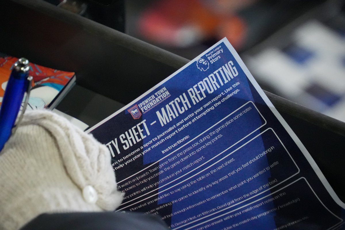 ITFCFoundation's tweet image. 📝 The Foundation welcomed students from Castle Hill Primary into the press box for Saturday&apos;s game against Wrexham.

Students took part in a new Match Reporting activation, offering a unique insight into the role of a journalist on matchdays.

@PLCommunities | #PLPrimaryStars