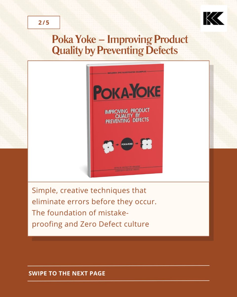 kkbooksdotcom's tweet image. Learn from real case studies of organizations striving for excellence with minimal environmental impact. Flexible, independent chapters make this book perfect for selective reading!#ZeroDefect #QualityManagement #ContinuousImprovement #MakeInIndia