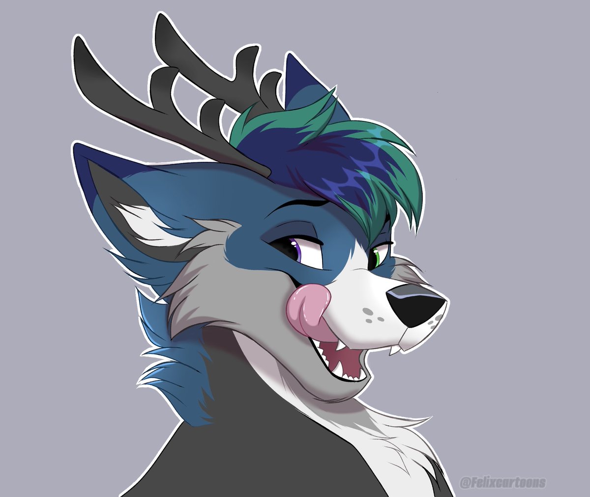 Beta_Blue1's tweet image. Look like something caught my eye~

Headshot done by @felixcartoons