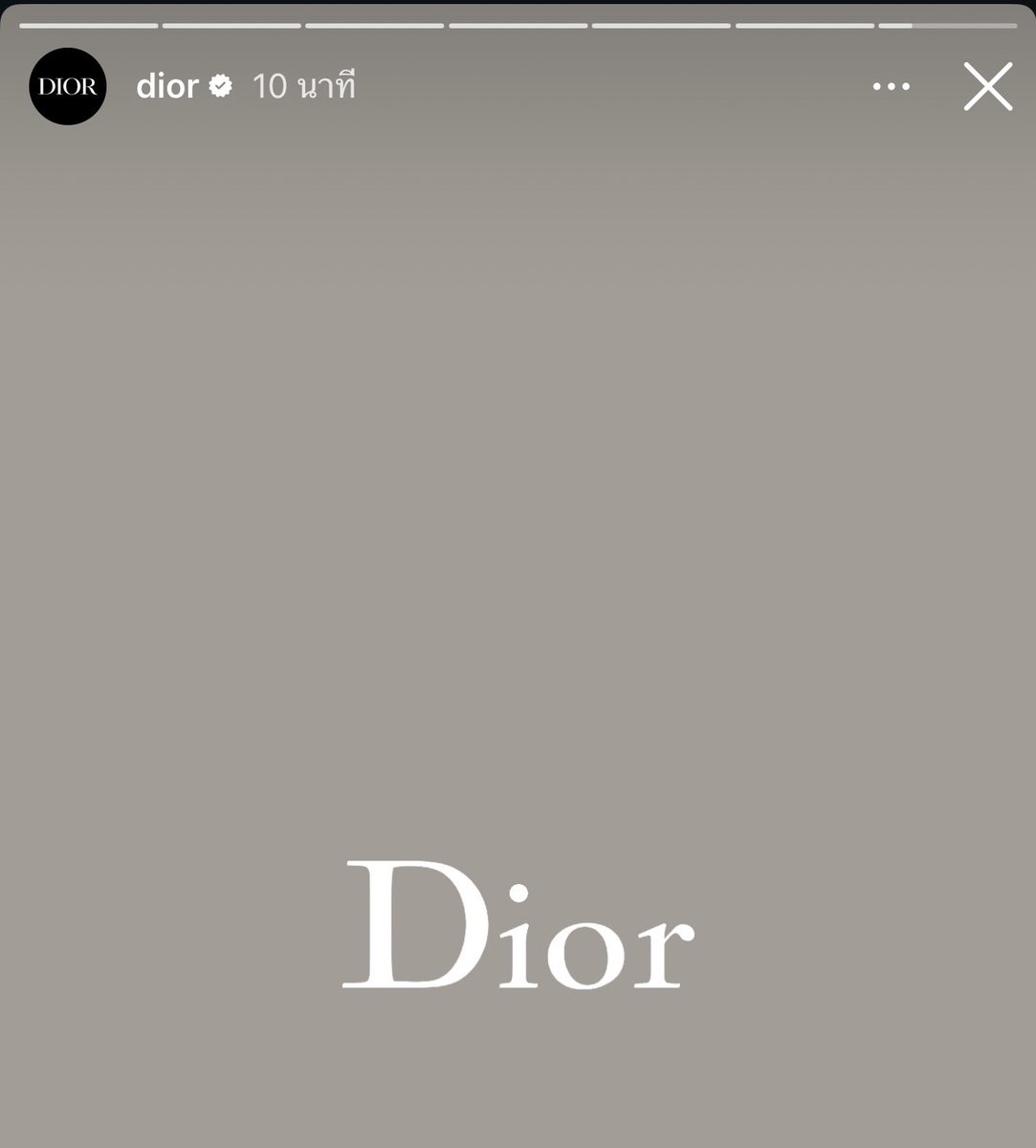 5 story จาก IG Dior 👏🏻🥹
ลงรูป &gt; ประกาศตำแหน่ง &gt; ข้อความจากพี่หลิง &gt; ข้อความจากน้องออม &gt; จบปึ้ง ด้วย “Dior”

LINGORM STARS IN DIOR #LingOrmDiorAmbassador 
#LingOrm #Dior