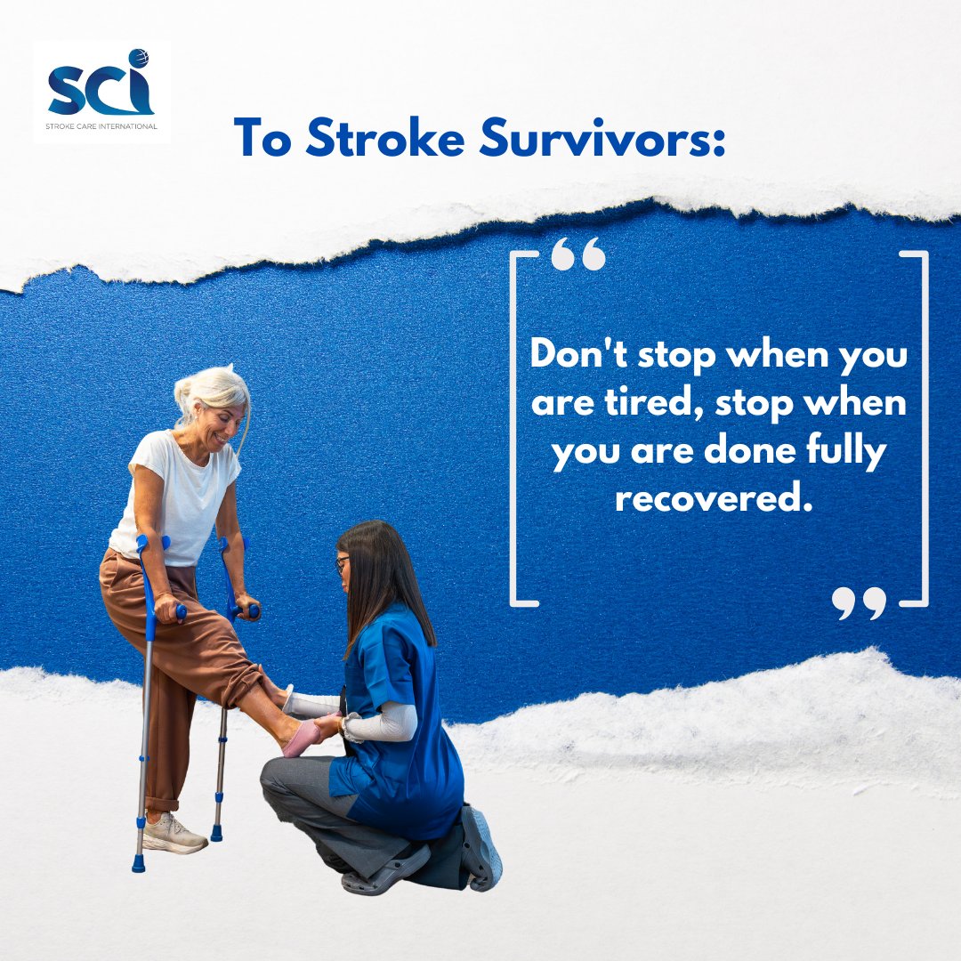 Strength isn’t the absence of struggle, it’s choosing to rise again and again. We believe in you. Go Survivor! 💪💪💙

#strokesurvivor #strokerecovery #strokesupport #strokecare #stroke #strokecareinternational