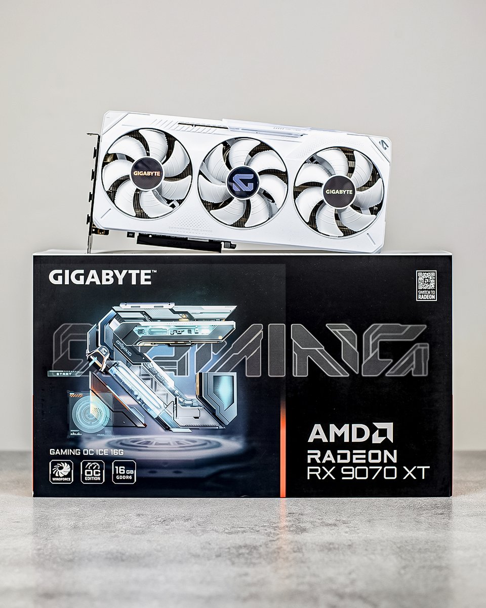 GIGABYTE AORUS AERO GAMING POWER 😎

GIGABYTE Radeon RX 9070 XT GAMING OC ICE

Dank an 💘🛠📸🎥💻: @ aorus_uk

#GIGABYTE #amd #radeon #custompc #pcgaming #aorus #pcmr #graphicscard #pchardware #RX9070 #PCGAMING