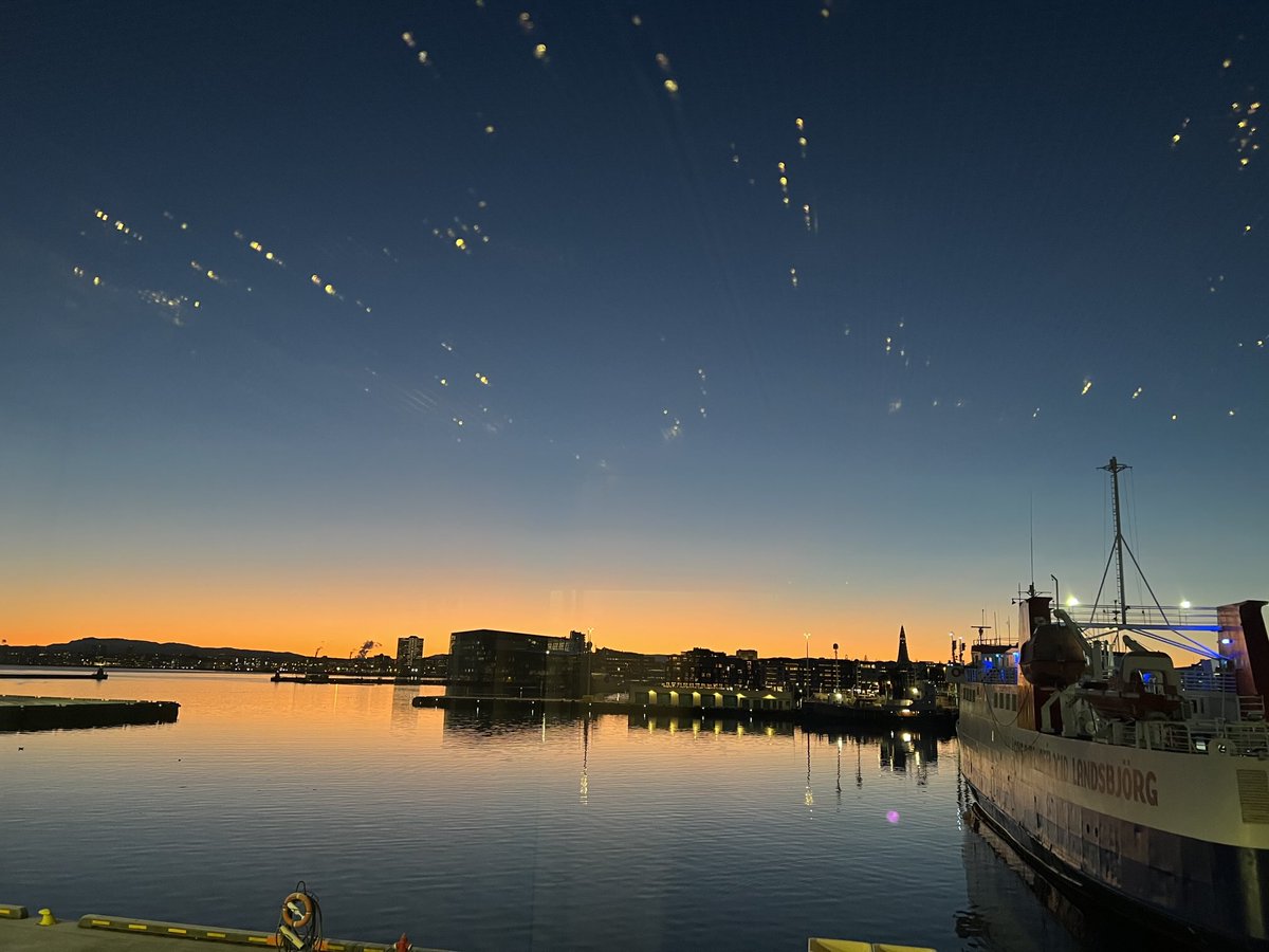 Reykjavik Harbor view from ny office ⁦<a href="/OceanCluster/">IcelandOceanCluster</a>⁩ ⁦<a href="/startupiceland/">StartupIceland</a>⁩